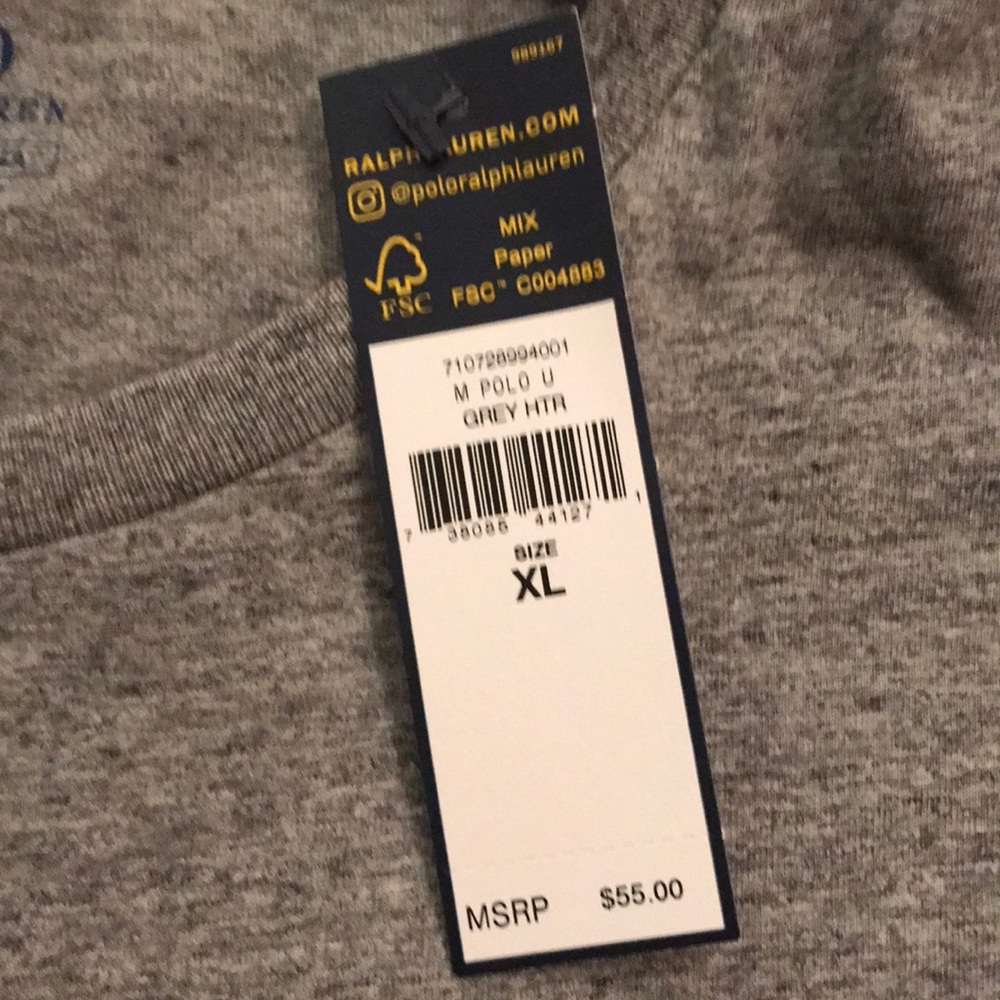 SOLD NWT Polo Ralph Lauren Slim Fit Shirt XL $55 - Picture 5 of 6